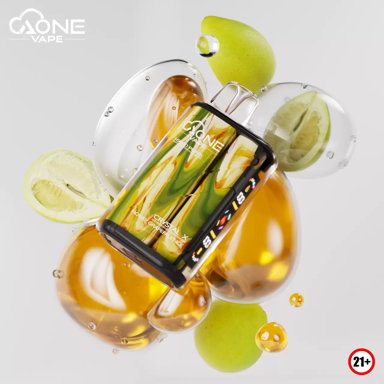 AONE VPAE CRYSTAL X 水晶 16000口Puffs 一次性拋棄式電子煙